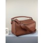 Loewe Large Puzzle Bag in grained calfskin 