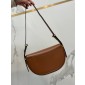 Prada Arqué leather shoulder bag with flap