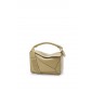 Loewe Small Puzzle in Smooth Calfskin-Earth green 