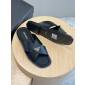 Prada Men's Brushed leather slides ,   Size 39-45