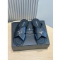 Prada Men's Brushed leather slides ,   Size 39-45