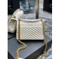 YSL Yves Saint Laurent College Medium Chain Bag  