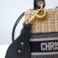  Medium Lady Dior Bag in Wicker  