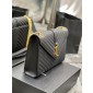 YSL Envelope Borsa Grande In Pelle Grained   