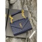 YSL Envelope Borsa Media In Grained Pelle  