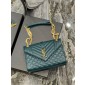 YSL Envelope Borsa Media In Grained Pelle  