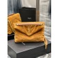 YSL Yves Saint Laurent Puffer Small Bag in Suede 