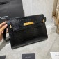 YSL Borsa Manhattan in Pelle Crocodile