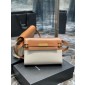 YSL Yves Saint Laurent Manhattan Shoulder Bag  in Canavs and Leather 