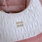 Miu Miu wander matelasse nappa leather hobo bag