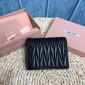 Miu miu Small matelassé nappa leather wallet