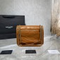 YSL Yves Saint Laurent Niki Medium Bag in Crinkled Vintage Leather 