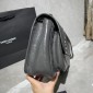 YSL Yves Saint Laurent Niki Medium Bag in Crinkled Vintage Leather 