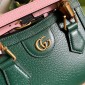 Mini Borsa Shopping Gucci Diana in pelle 