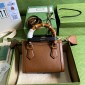 Mini Borsa Shopping Gucci Diana in pelle 