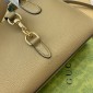 Gucci Small Tote bag with Hook closure-Taupe