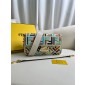 Fendi Baguette Multicolor Canvas Bag