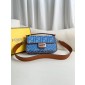 Fendi Baguette Multicolor Canvas Bag