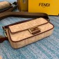 Fendi Baguette FF Canvas Bag