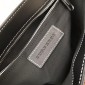 Burberry  Exaggerated Check and Leather Note Bag 