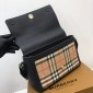 Burberry Vintage Check and Leather Note Bag