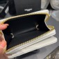 YSL Yves Saint Laurent Cassandre Compact Zip Around Wallet 