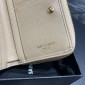 YSL Yves Saint Laurent Cassandre Compact Zip Around Wallet 