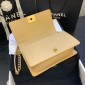 Medium Boy Chanel Handbag  in Lambskin 