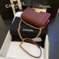 Medium Boy Chanel Handbag  in Lambskin 