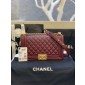 Medium Boy Chanel Handbag  in Lambskin 