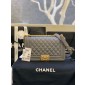 Medium Boy Chanel Handbag  in Lambskin 