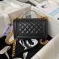 Small Boy Chanel Flap Bag with Handle