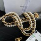 Chanel pearl chain borse  