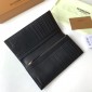 Burberry check and Leather Long Wallet 