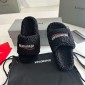 Balenciaga Shearling Slippers