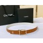 Chanel Leather Belt 3cm