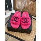 Chanel  Shearling Mules,  35-41