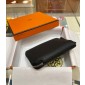 1:1 Hermes Silk in compact wallet in epsom leather