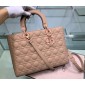 Pelle di vitello Cannage ultraopaca Borsa Grande Lady Dior 