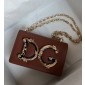 Dolce&Gabbana Clutch a Catena in pelle 