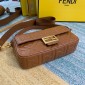 Fendi Baguette Medium Leather Bag 