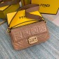 Fendi Baguette Medium Leather Bag 