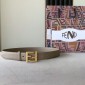 Fendi Cintura 3.0 cm  in Pelle