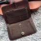 1:1 Hermes Dogon Wallet in soft togo leather