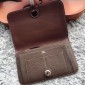 1:1 Hermes Dogon Wallet in soft togo leather