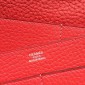 1:1 Hermes Dogon Wallet in soft togo leather