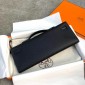 1:1 Hermes Kelly Cut clutch in epsom leather