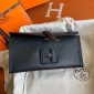 1:1 Hermes jige clutch in pelle swift