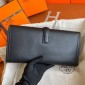 1:1 Hermes jige clutch in pelle swift