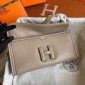 1:1 Hermes jige clutch in pelle swift